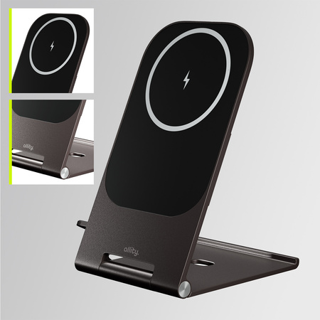 Allity ładowarka bezprzewodowa AWC-200-15WMS grafitowa