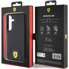 Oryginalne Etui FERRARI hardcase Carbon Stitched Bottom FEHCS24SN3PUK do Samsung Galaxy  S24 Czarny