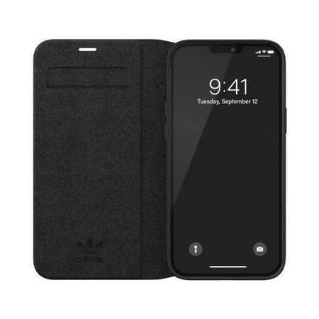 Adidas OR Booklet Case BASIC iPhone 12 Pro Max 6.7 "schwarz und weiß / schwarz weiß 42228
