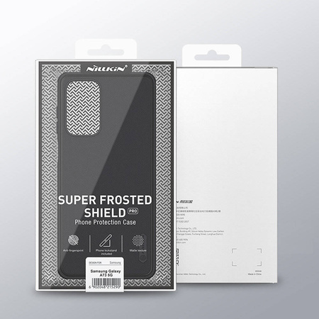 Nillkin Super Frosted Shield Pro strapazierfähige Hülle für Samsung Galaxy A73 blau