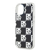DKNY DKHCP15SHDLCEK iPhone 15 / 14 / 13 6.1" czarny/black hardcase IML Checkered Mono Pattern
