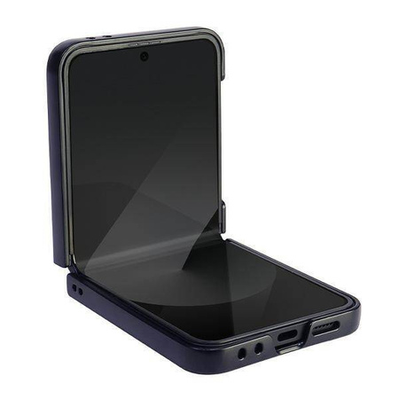 Original Case SAMSUNG GALAXY Z FLIP 6 Audi Synthetic Leather (AU-TPUPCFlip6-Q5/D1-BK) black