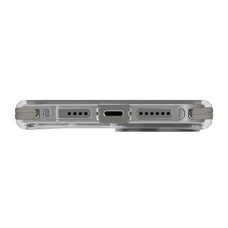 Etui UNIQ Combat Magclick Charging do iPhone 15 Pro - szare