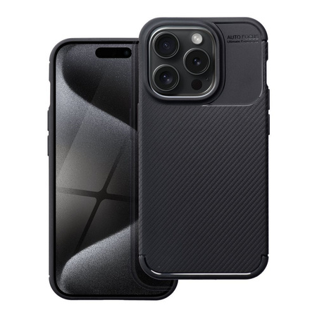 Futerał CARBON PREMIUM do IPHONE 15 Pro czarny