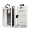 Karl Lagerfeld KLHCP13LSLMP1K iPhone 13 Pro / 13 6,1 &quot;Hardcase schwarz / schwarze Silikonplakette