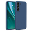 Nakładka Etteri Silicone Case do Samsung Galaxy S22 ciemnoniebieska
