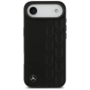 Mercedes Leather Laurel Leaves MagSafe Case for iPhone Air - Black
