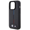 BMW Quilted Tricolor - Etui iPhone 15 Pro (czarny)