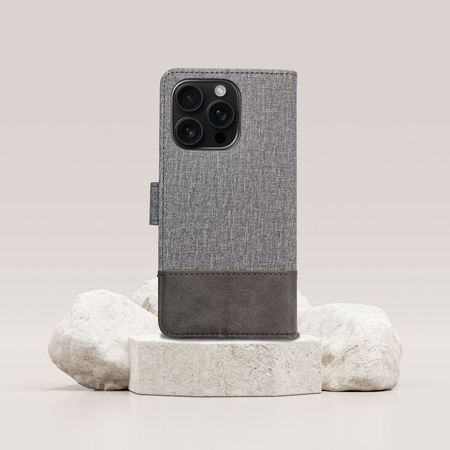 Kabura GOMMA Book do SAMSUNG S25 Edge szary