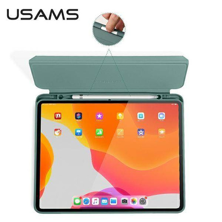 Etui APPLE IPAD AIR 10.9 (4gen) USAMS Winto Smart Cover (IP109YT02) różowe