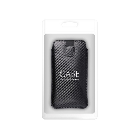 Futerał Uniwersalny POCKET Carbon - Model 16 - do SAMSUNG A22  5G / LTE ( 4G ) /  S21 FE / A31 / 531 / M21 / A6 Plus 2018 / A7 2018 XIAOMI Mi 11 Lite 5G OPPO Reno 5 HUAWEI Mate 20 Lite / P20 Lite