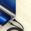 Dudao kabel USB Typ C - Lightning szybkie ładowanie PD 20W czarny (L7MaxL)