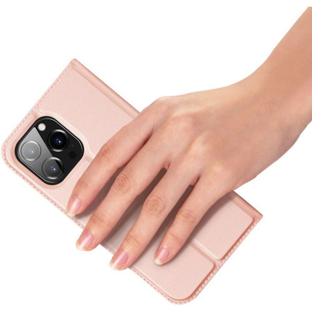 Dux Ducis Skin Pro Wallet Case für iPhone 15 Pro – Pink