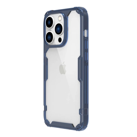 Nillkin Nature Pro Hülle iPhone 14 Pro Max gepanzerte Abdeckung blau