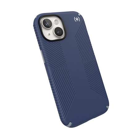 Speck Presidio2 Grip - Etui iPhone 15 / iPhone 14 / iPhone 13 (Coastal Blue / Dustgrey / White)