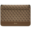 Guess Sleeve GUCS14PS4SGW 14&quot; brown/brown 4G Stripe Metal Logo