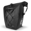 Wozinsky wodoodporna torba rowerowa sakwa na bagażnik 25l 2w1 czarny (WBB24BK)