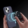 Dux Ducis Naples Hülle für iPhone 14 Plus magnetische Lederhülle MagSafe blau