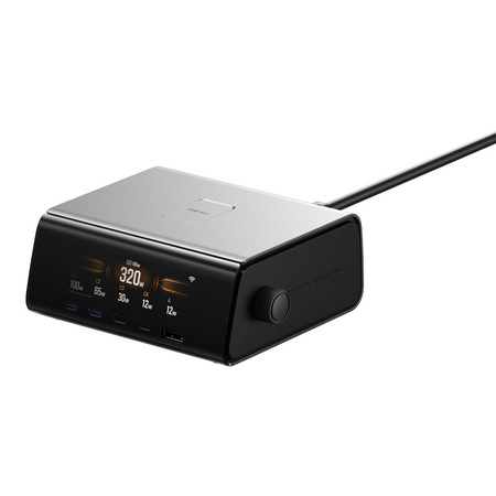 EcoFlow RAPID Pro Desktop Charger (320W, 4xUSB-C, 1xUSB-A, GaN)