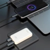 GaN Dudao A65Q 65W USB-A / USB-C PD Ultradünnes Wandladegerät - Weiß
