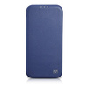 iCarer CE Premium Leather Folio Case iPhone 14 Pro Flip Magnetic MagSafe Leather Case blue (WMI14220714-BU)