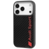 Audi R8 Carbon Fiber MagSafe Case für iPhone 17 Pro - Schwarz