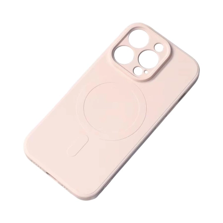 Etui Silicone Case z MagSafe na Samsung Galaxy A16 5G - różowe