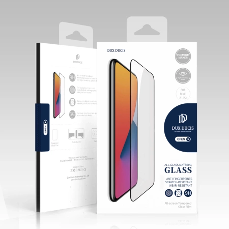 Dux Ducis 9D Displayschutzfolie aus gehärtetem Glas für Xiaomi Redmi A2 / Redmi A1 9H mit schwarzem Rahmen