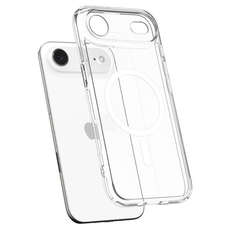 SPIGEN futerał ULTRA HYBRID MAG kompatybilny z MagSafe do IPHONE 17 Air clear white