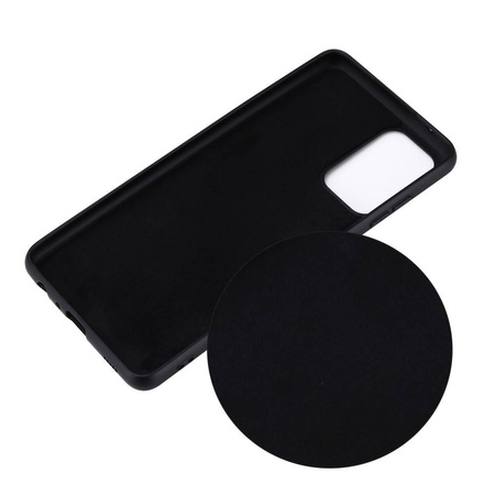 Etui SAMSUNG GALAXY A52 4G / 5G Silicone case elastyczne silikonowe czarne