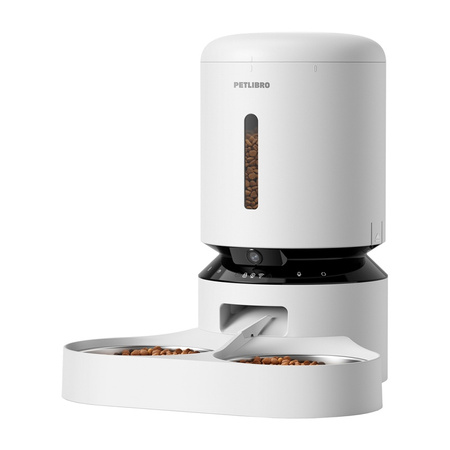 Petlibro Granary Camera Feeder Dobule Tray, 5L (white)