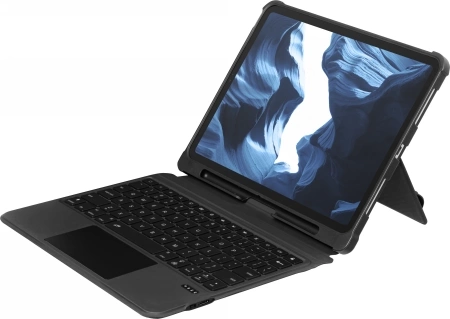 Laut Type Folio 2 Hülle mit Bluetooth-Tastatur für iPad Air 11&quot; M2 (2024), iPad Pro 11&quot; 1 / 2 / 3 / 4 und iPad Air 10.9&quot; 4 / 5 - Schwarz