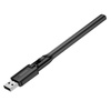 HOCO bezprzewodowa karta sieciowa z zewnętrzną anteną na USB WiFi4 HI32 czarna