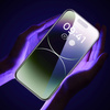 Baseus Full Screen Tempered Glass for iPhone 14 Pro Max with Anti Blue Light Filter and 0.3mm Speaker Cover + Mounting Frame