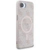 Guess 4G Ring Classic Logo MagSafe iPhone 16e Hülle - Rosa