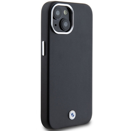 BMW BMHMP14S23PUFWK iPhone 14 / 15 / 13 6.1" czarny/black Signature Wrapped Metal MagSafe