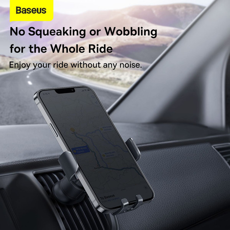 Baseus Metal Age II gravitational grip on the car grid - black