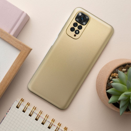 Futerał METALLIC do XIAOMI Redmi NOTE 14 PRO 4G złoty