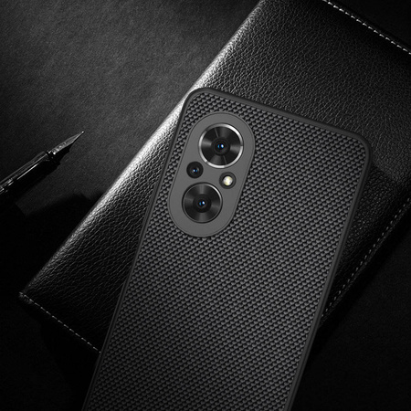 Nillkin Textured Case eine strapazierfähige, verstärkte Hülle mit Gelrahmen und Nylon auf der Rückseite Honor 50 SE schwarz