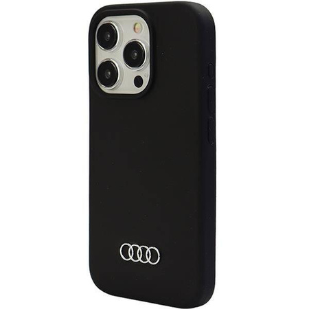 Etui Audi Silicone Case do iPhone 15 Pro Max - czarne