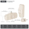 Wozinsky WF16-YLS 5000 mAh 15 W Lightning Mini-Powerbank mit integriertem USB-C-Kabel und Apple Watch Ladegerät – Beige