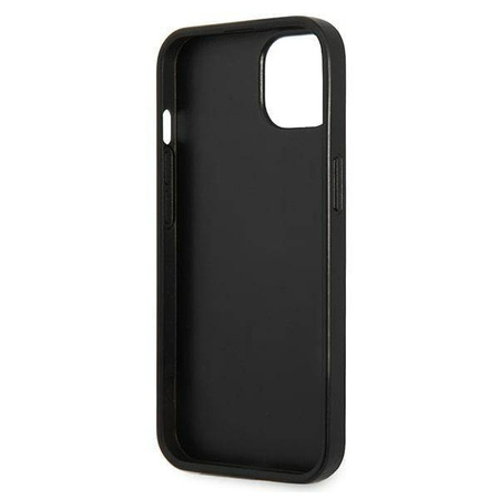 Schutzhülle IPHONE 13 Karl Lagerfeld Hardcase Karlimals Cardslot (KLHCP13MCANCNK) schwarz