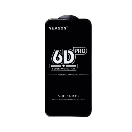 Szkło Hartowane 6D Pro Veason Glass - do Xiaomi Redmi 10C / 12C czarny