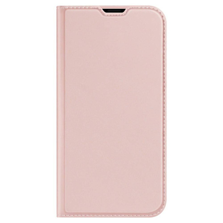 Dux Ducis Skin Pro kabura etui pokrowiec z klapką iPhone 14 Max różowy