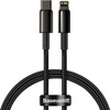 Baseus kabel USB Typ C - Lightning szybkie ładowanie Power Delivery 20 W 2 m czarny (CATLWJ-A01)