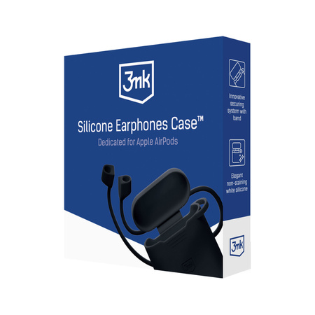 Apple AirPods 2nd gen. - 3mk Silicone AirPods Case Black