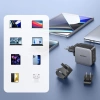 Ugreen szybka ładowarka sieciowa GaN USB / 2xUSB C 65W adapter wtyczka EU / UK / US czarna (CD296)