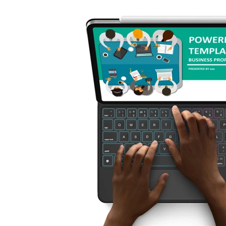 Dux Ducis Keyboard (MK Series) Hülle mit Bluetooth-Tastatur für iPad Pro 11" 2024 – Schwarz