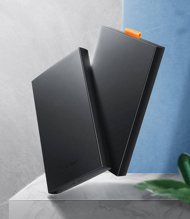 Ugreen kieszeń na dysk HDD SSD obudowa dysku SATA 2,5'' USB 3.2 Gen 1 (5 Gbps) micro USB SuperSpeed + kabel 0,5 m czarny (CM237 60353)