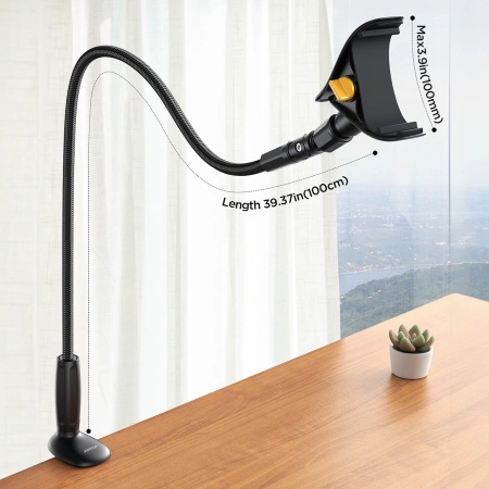 Joyroom JR-ZS389 Halterung mit flexiblem Arm für ein Tischtelefon – Schwarz